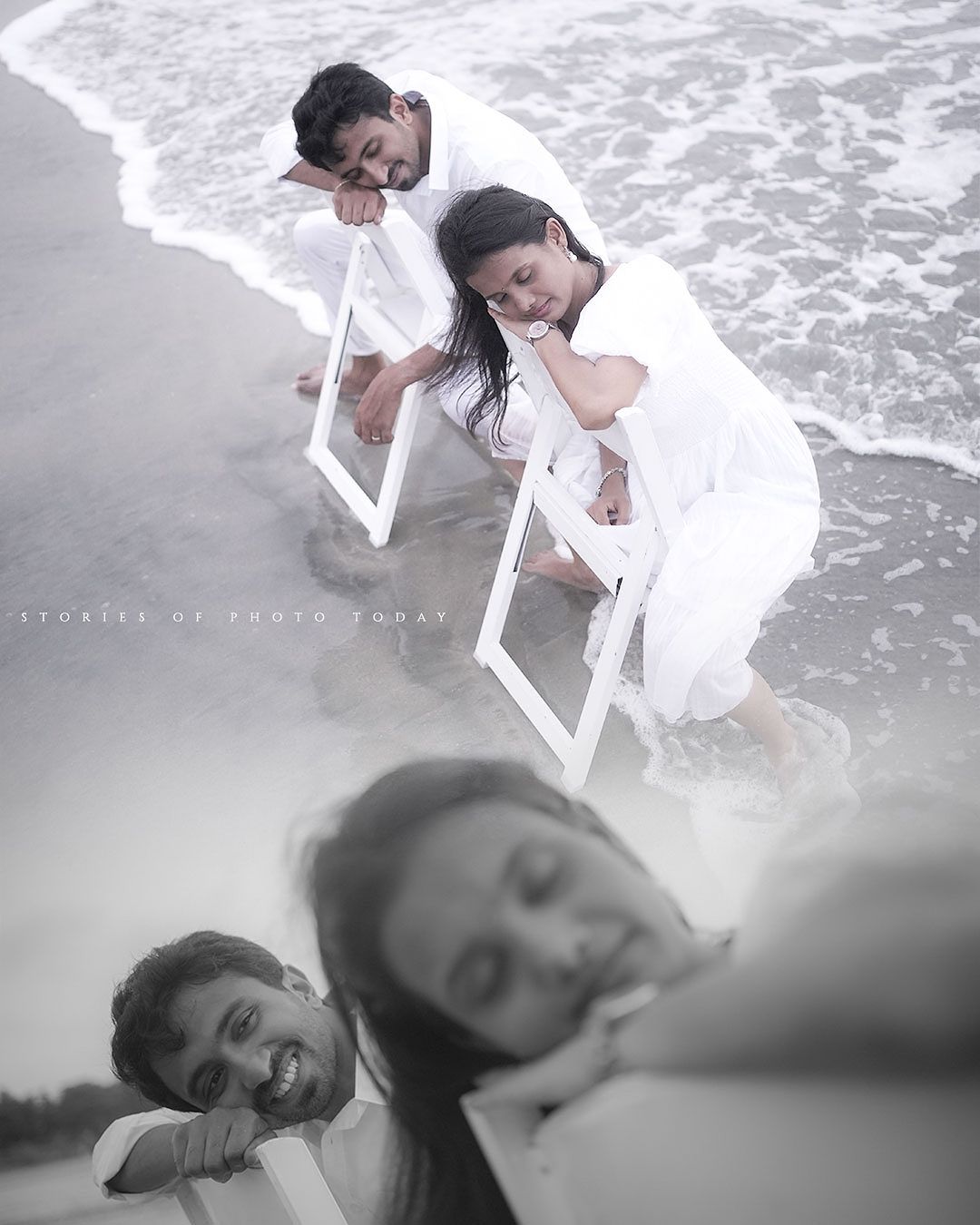 Seaside Romance Breathtaking Pre-Wedding Shoot in Kochi's Coastal Paradise