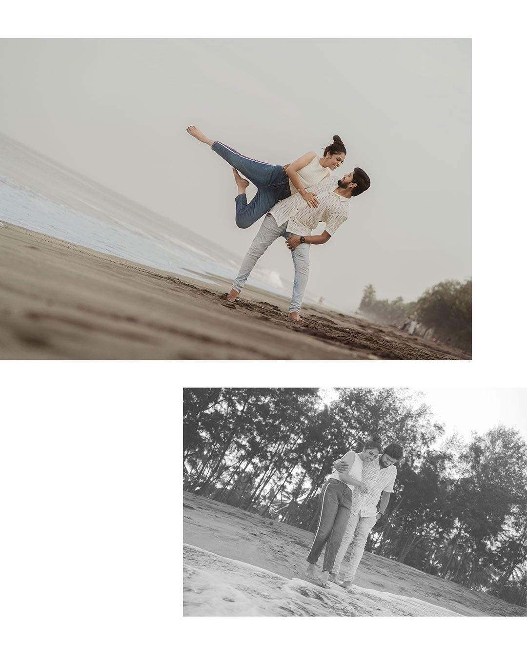 Seaside Romance Hoshma & Nikesh's Dreamy Pre-Wedding Shoot in Calicut (1)