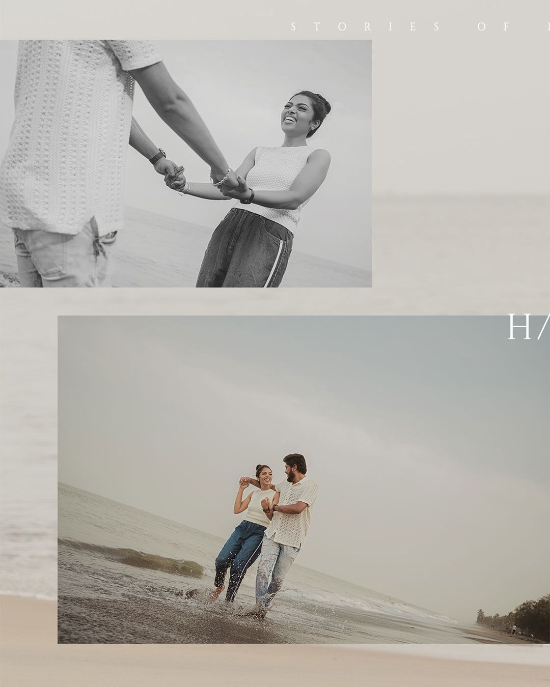 Seaside Romance Hoshma & Nikesh's Dreamy Pre-Wedding Shoot in Calicut