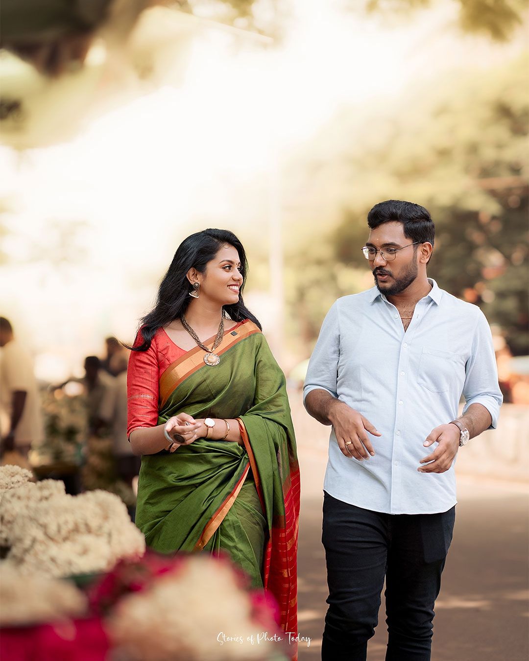 Blossoming Love: Capturing Romantic Moments at Coimbatore's Flower Markets 