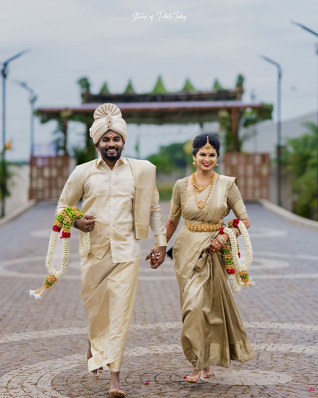 Timeless Elegance: Harini & Koutham's Muhurtham Look Captured by PhotoToday in Coimbatore 