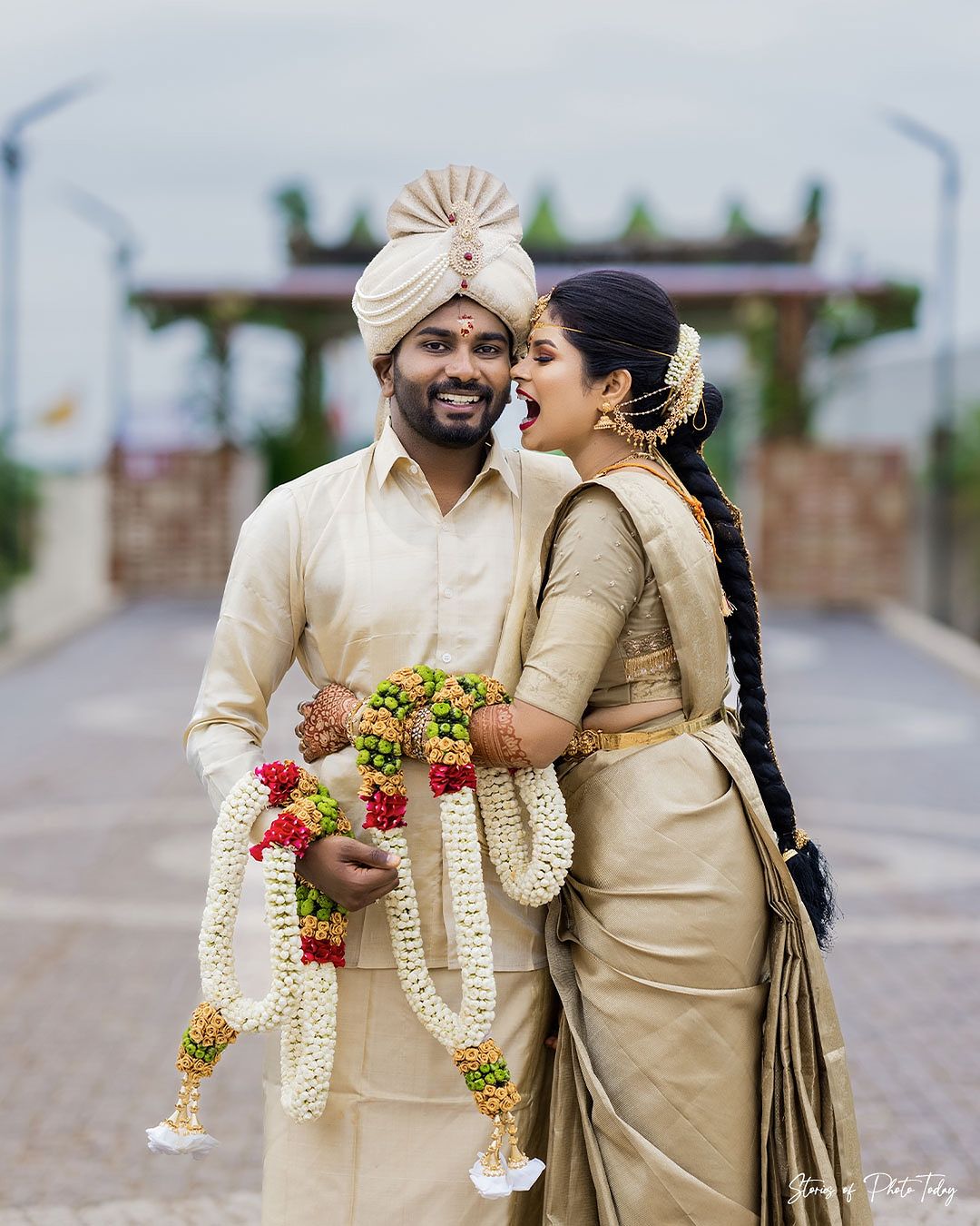 Timeless Elegance: Harini & Koutham's Muhurtham Look Captured by PhotoToday in Coimbatore 