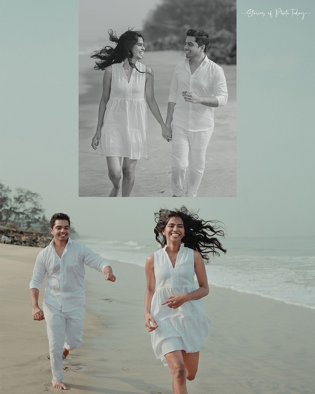 Seaside Romance: Stunning Pre-Wedding Photoshoots on Kerala's Beaches
