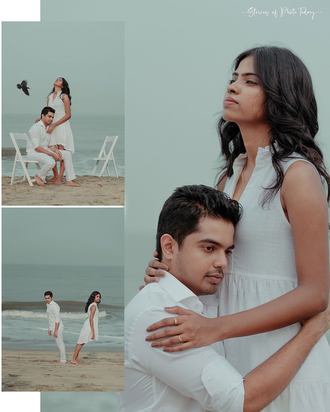 Seaside Romance: Stunning Pre-Wedding Photoshoots on Kerala's Beaches
