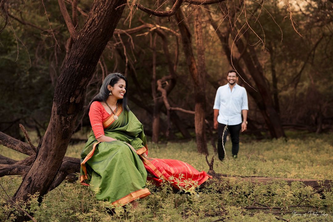 Enchanting Ooty Pre-Wedding Shoot: Gautham & Nivetha's Nature-Inspired Love Story 