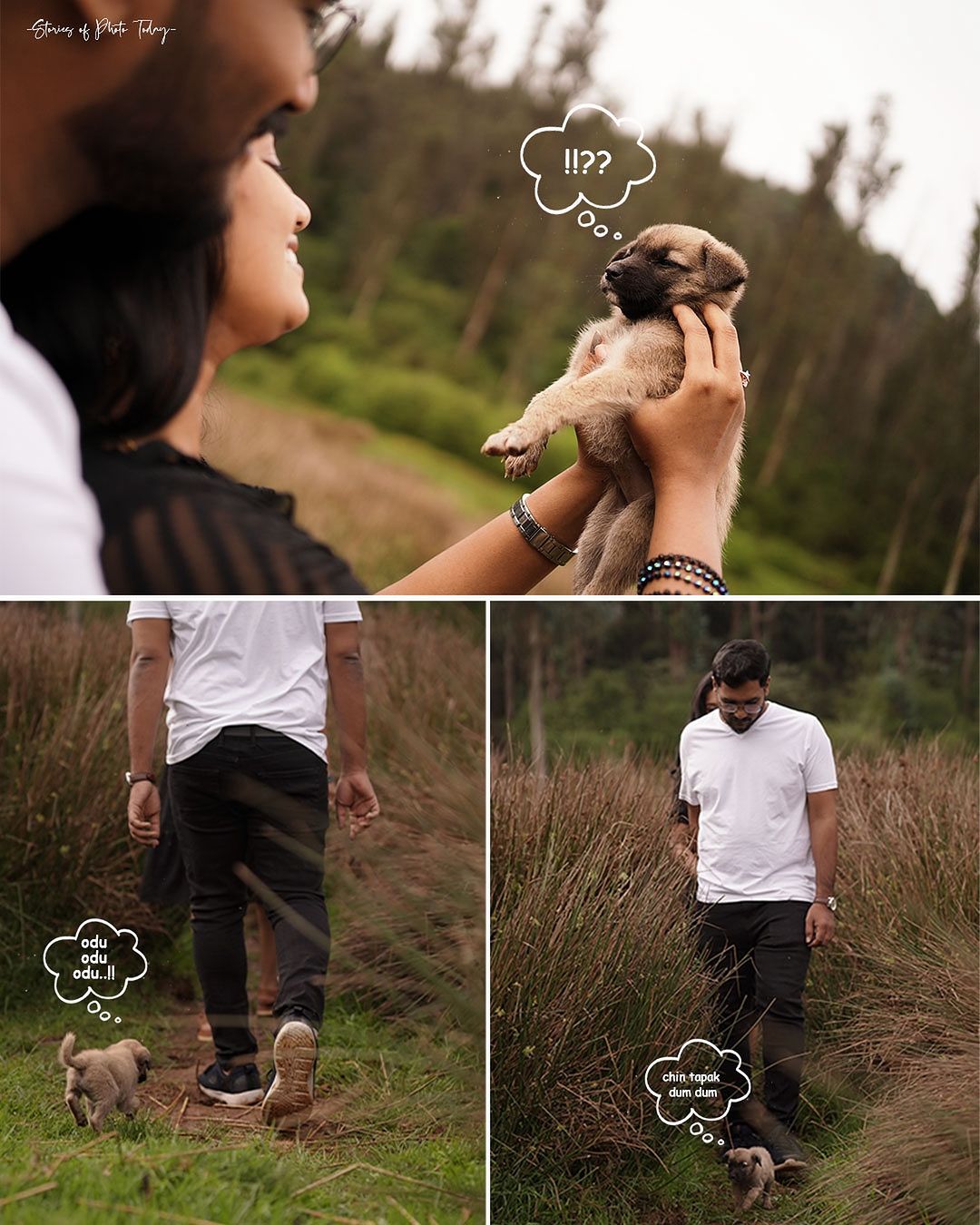 Pre-Wedding Photoshoot in Ooty Nivetha and Gautham's Fur-Ever Love Story with Their Adorable Puppy 