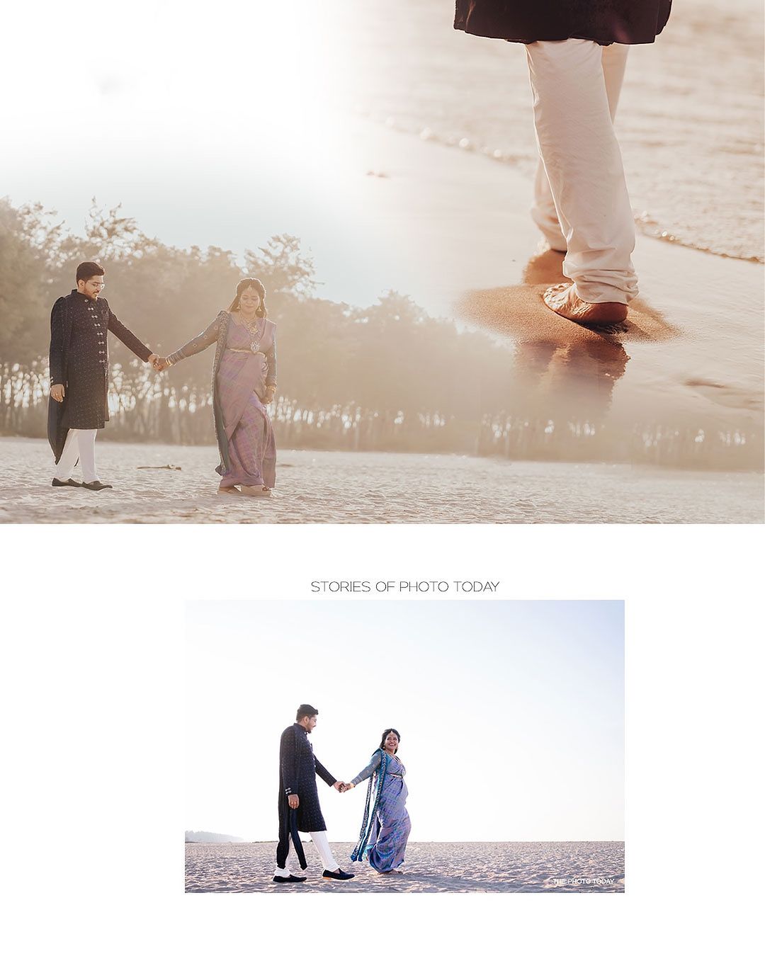 Coastal Romance A Breathtaking Rameshwaram Wedding Photoshoot 