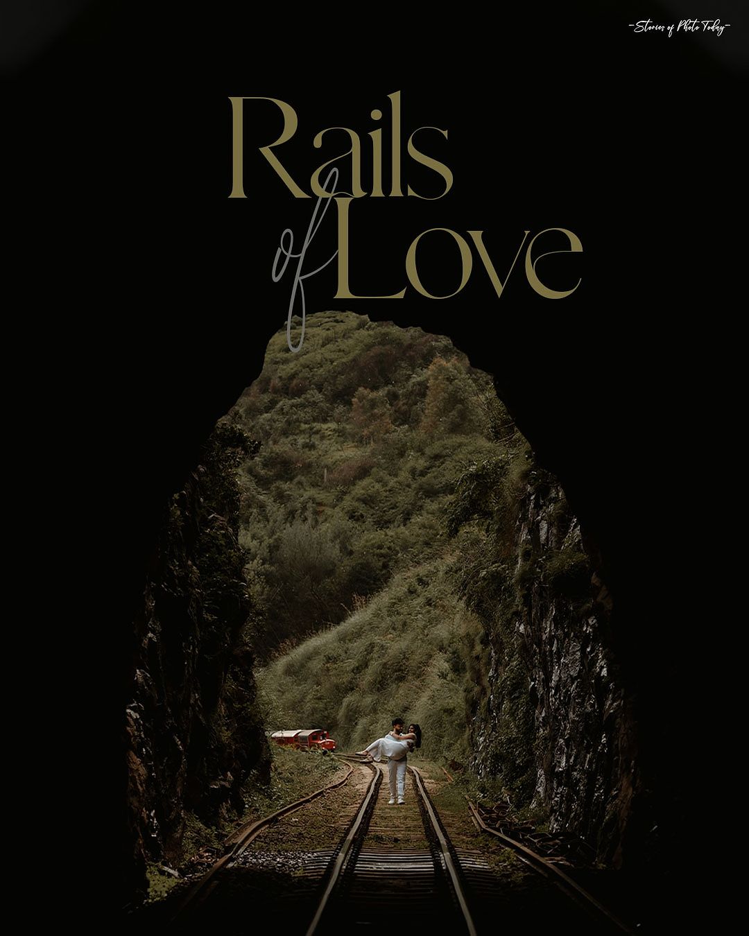 Romantic Pre-Wedding Photoshoot at Lovedale Hill Station, Ooty Capturing Love on the Rails