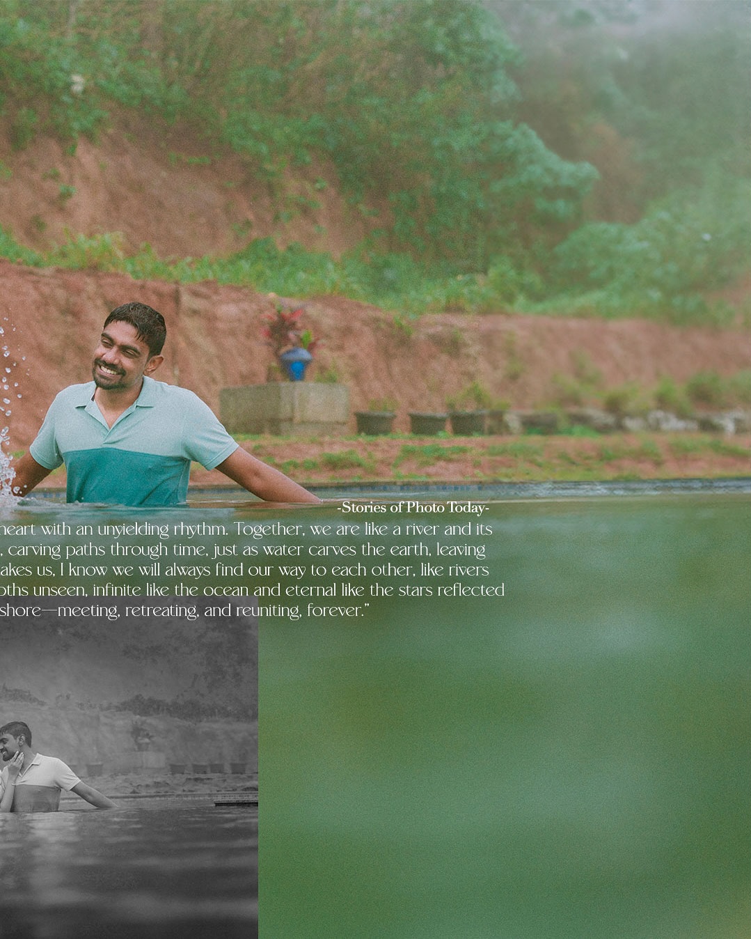 Cascading Hearts: Niranj & Deva's Enchanting Pre-Wedding Shoot in Kerala's Natural Paradise | The Phototoday Photography 