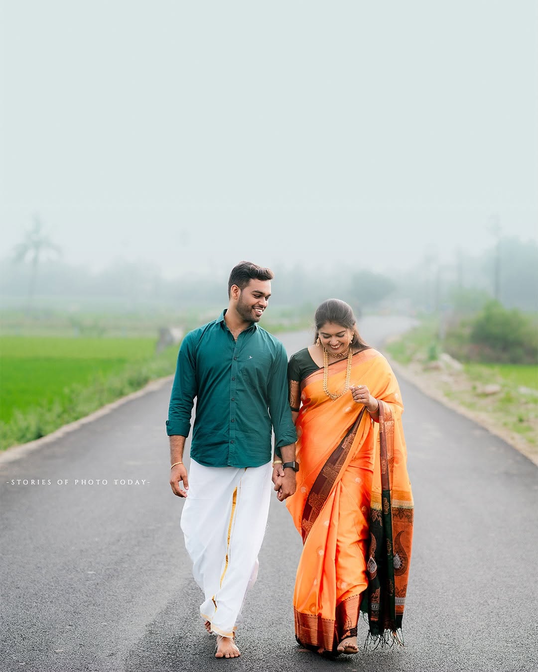 Timeless Love in Tenkasi: A Beautiful Pre-Wedding Shoot by PhotoToday 